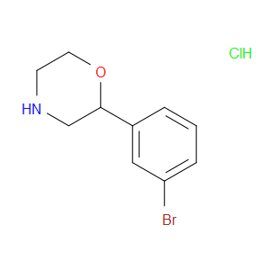 Morpholine, 2-(3-bromophenyl)-, hydrochloride (1:1)