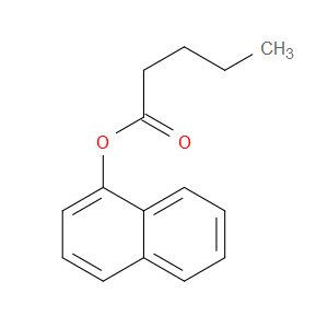 Pentanoic acid, 1-naphthalenyl ester