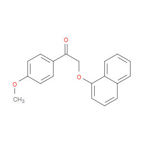 1-(4-Methoxyphenyl)-2-(1-naphthalenyloxy)ethanone