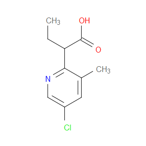 5-Chloro-α-ethyl-3-methyl-2-pyridineacetic acid