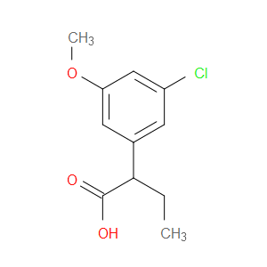 3-Chloro-α-ethyl-5-methoxybenzeneacetic acid