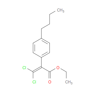 ethyl 2-(4-butylphenyl)-3,3-dichloroacrylate