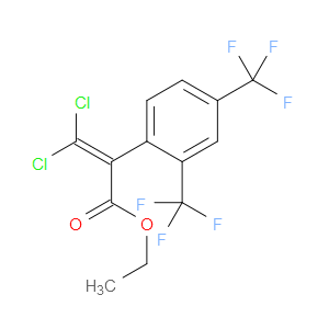 ethyl 2-(2,4-bis(trifluoromethyl)phenyl)-3,3-dichloroacrylate