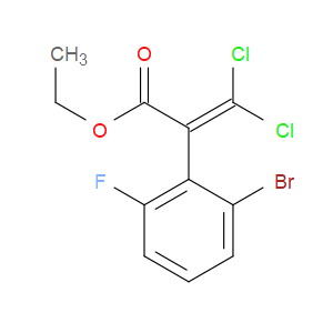 ethyl 2-(2-bromo-6-fluorophenyl)-3,3-dichloroacrylate