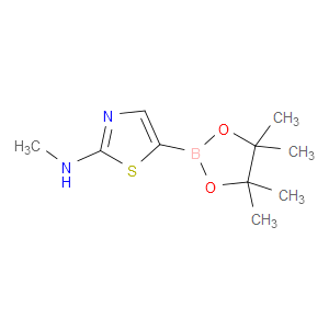 N-methyl-5-(4,4,5,5-tetramethyl-1,3,2-dioxaborolan-2-yl)thiazol-2-amine