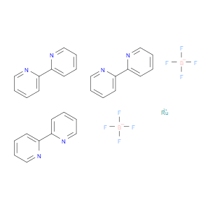 Ruthenium(2+), tris(2,2′-bipyridine-κN1,κN1′)-, (OC-6-11)-, tetrafluoroborate(1-) (1:2) (ACI)