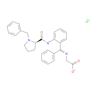 nickel(II) (R,E)-(1-benzylpyrrolidine-2-carbonyl)(2-(((carboxylatomethyl)imino)(phenyl)methyl)phenyl)amide