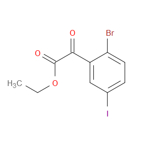 ethyl 2-(2-bromo-5-iodophenyl)-2-oxoacetate