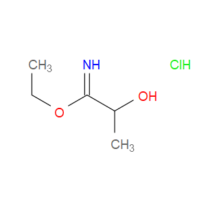 Propanimidic acid, 2-hydroxy-, ethyl ester, hydrochloride (1:1)