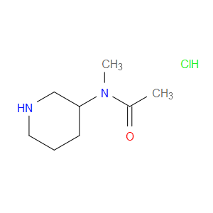 Acetamide, N-methyl-N-3-piperidinyl-, hydrochloride (1:1)