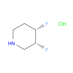 Piperidine, 3,4-difluoro-, hydrochloride (2:1), (3R,4S)-rel-