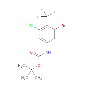 tert-butyl (3-bromo-5-chloro-4-(trifluoromethyl)phenyl)carbamate
