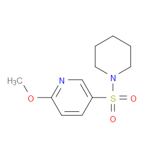 2-methoxy-5-(piperidin-1-ylsulfonyl)pyridine