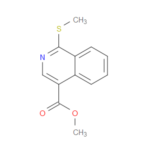 methyl 1-(methylthio)isoquinoline-4-carboxylate