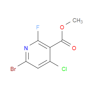methyl 6-bromo-4-chloro-2-fluoronicotinate