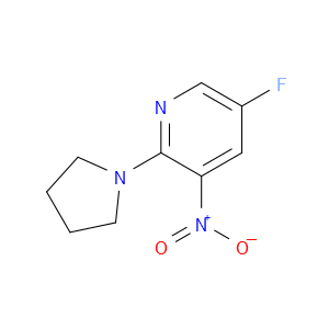 5-Fluoro-3-nitro-2-(1-pyrrolidinyl)pyridine