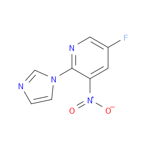 5-Fluoro-2-(1H-imidazol-1-yl)-3-nitropyridine