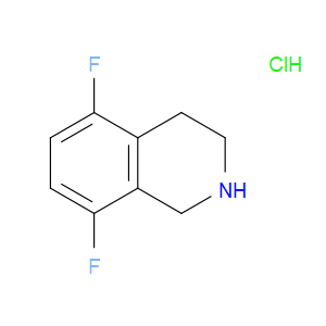Isoquinoline, 5,8-difluoro-1,2,3,4-tetrahydro-, hydrochloride (1:1)