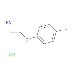 Azetidine, 3-(4-fluorophenoxy)-, hydrochloride (1:1)