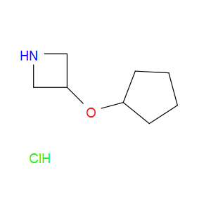 Azetidine, 3-(cyclopentyloxy)-, hydrochloride (1:1)