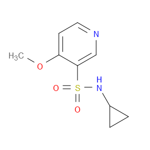 N-Cyclopropyl-4-methoxy-3-pyridinesulfonamide