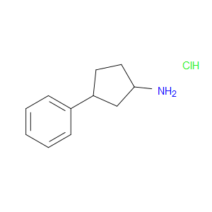Cyclopentanamine, 3-phenyl-, hydrochloride (1:1)