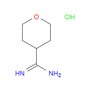 2H-Pyran-4-carboximidamide, tetrahydro-, hydrochloride (1:1)