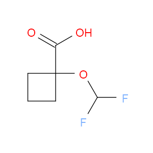 Cyclobutanecarboxylic acid, 1-(difluoromethoxy)-