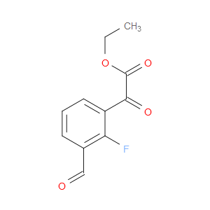 ethyl 2-(2-fluoro-3-formylphenyl)-2-oxoacetate