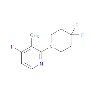 Pyridine, 2-(4,4-difluoro-1-piperidinyl)-4-iodo-3-methyl-