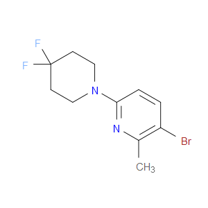 3-Bromo-6-(4,4-difluoro-1-piperidinyl)-2-methylpyridine