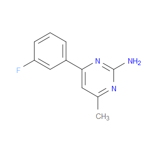 4-(3-Fluorophenyl)-6-methyl-2-pyrimidinamine