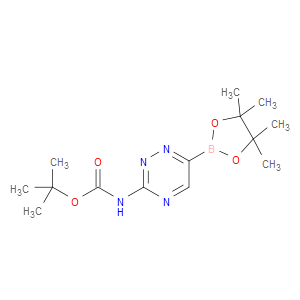 tert-butyl (6-(4,4,5,5-tetramethyl-1,3,2-dioxaborolan-2-yl)-1,2,4-triazin-3-yl)carbamate