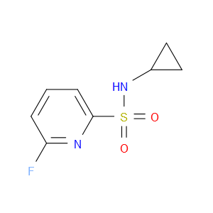 N-Cyclopropyl-6-fluoro-2-pyridinesulfonamide