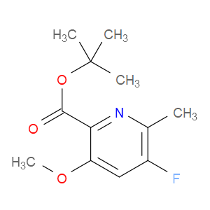 tert-butyl 5-fluoro-3-methoxy-6-methylpicolinate