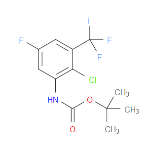 tert-butyl (2-chloro-5-fluoro-3-(trifluoromethyl)phenyl)carbamate