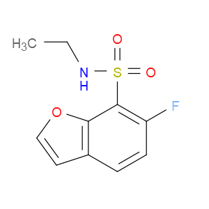 N-ethyl-6-fluorobenzofuran-7-sulfonamide