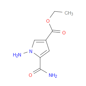 Ethyl 1-amino-5-(aminocarbonyl)-1H-pyrrole-3-carboxylate