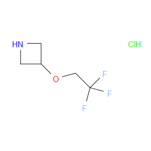 Azetidine, 3-(2,2,2-trifluoroethoxy)-, hydrochloride (1:1)
