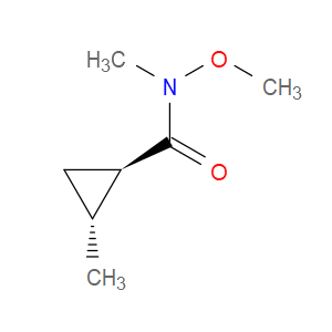 rel-(1R,2R)-N-Methoxy-N,2-dimethylcyclopropanecarboxamide