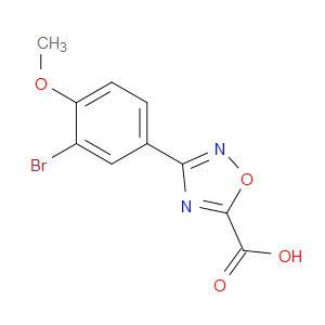 3-(3-Bromo-4-methoxyphenyl)-1,2,4-oxadiazole-5-carboxylic acid