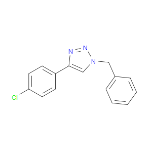 4-(4-Chlorophenyl)-1-(phenylmethyl)-1H-1,2,3-triazole