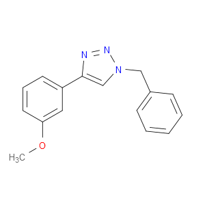 4-(3-Methoxyphenyl)-1-(phenylmethyl)-1H-1,2,3-triazole