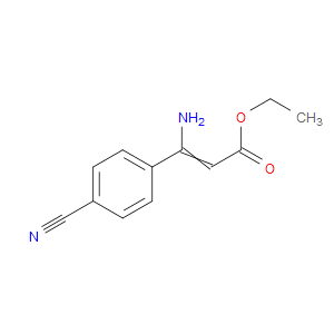 Ethyl 3-amino-3-(4-cyanophenyl)-2-propenoate