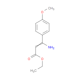 Ethyl 3-amino-3-(4-methoxyphenyl)-2-propenoate