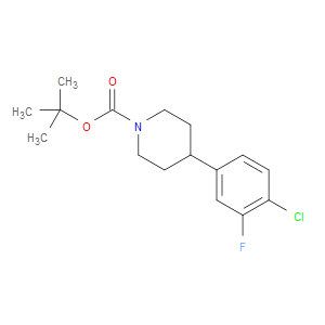 1,1-Dimethylethyl 4-(4-chloro-3-fluorophenyl)-1-piperidinecarboxylate