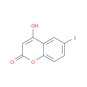 4-Hydroxy-6-iodo-2H-1-benzopyran-2-one
