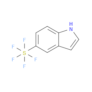 Sulfur, pentafluoro-1H-indol-5-yl-, (OC-6-21)-