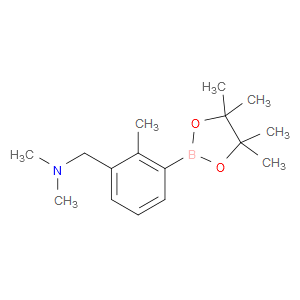 N,N-dimethyl-1-(2-methyl-3-(4,4,5,5-tetramethyl-1,3,2-dioxaborolan-2-yl)phenyl)methanamine