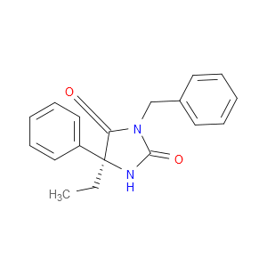 (5S)-5-Ethyl-5-phenyl-3-(phenylmethyl)-2,4-imidazolidinedione